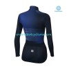 Tenue Maillot M/L + Collant Hiver Thermal Fleece 2021 Sportful Leaf Femme N001